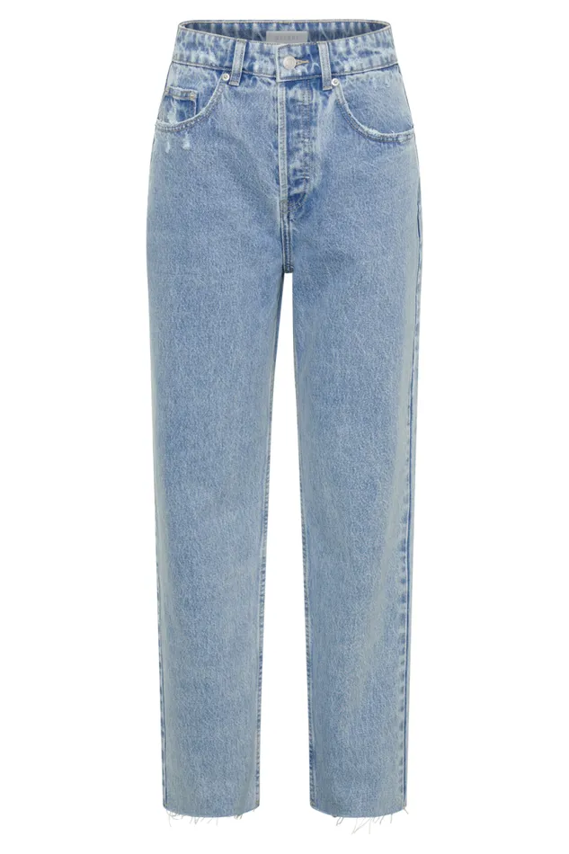 Women Meshki Bottoms Tina Mom Jean 8211 Mid Blue