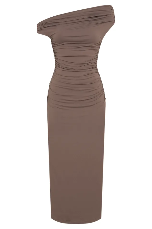 Women Meshki Dresses Alayna Recycled Nylon Midi Dress 8211 Coco
