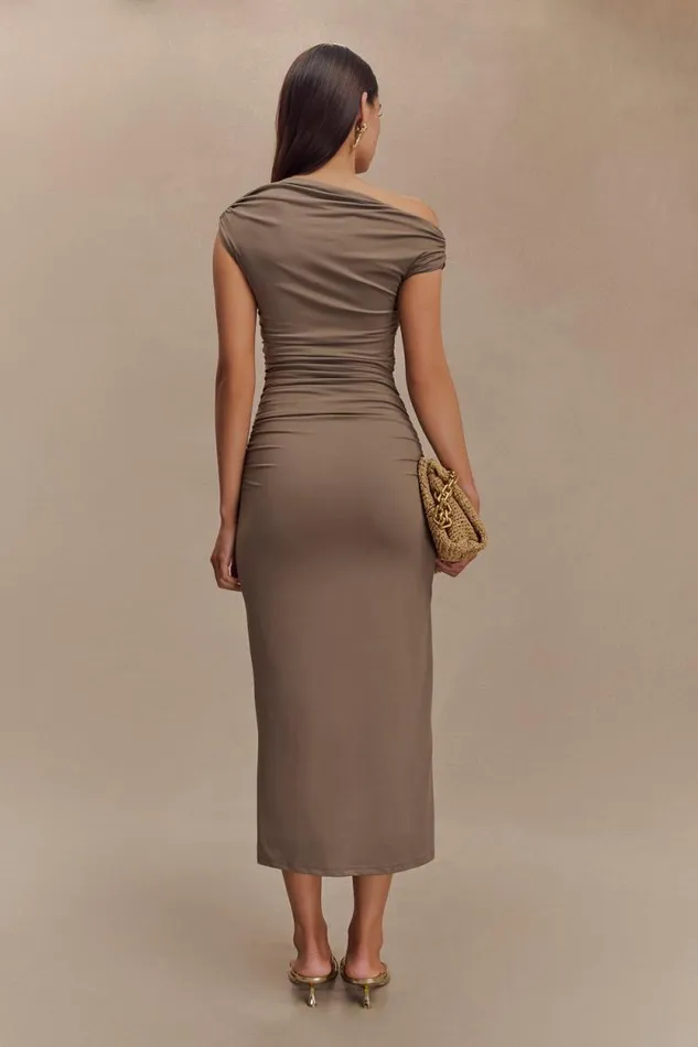 Women Meshki Dresses Alayna Recycled Nylon Midi Dress 8211 Coco