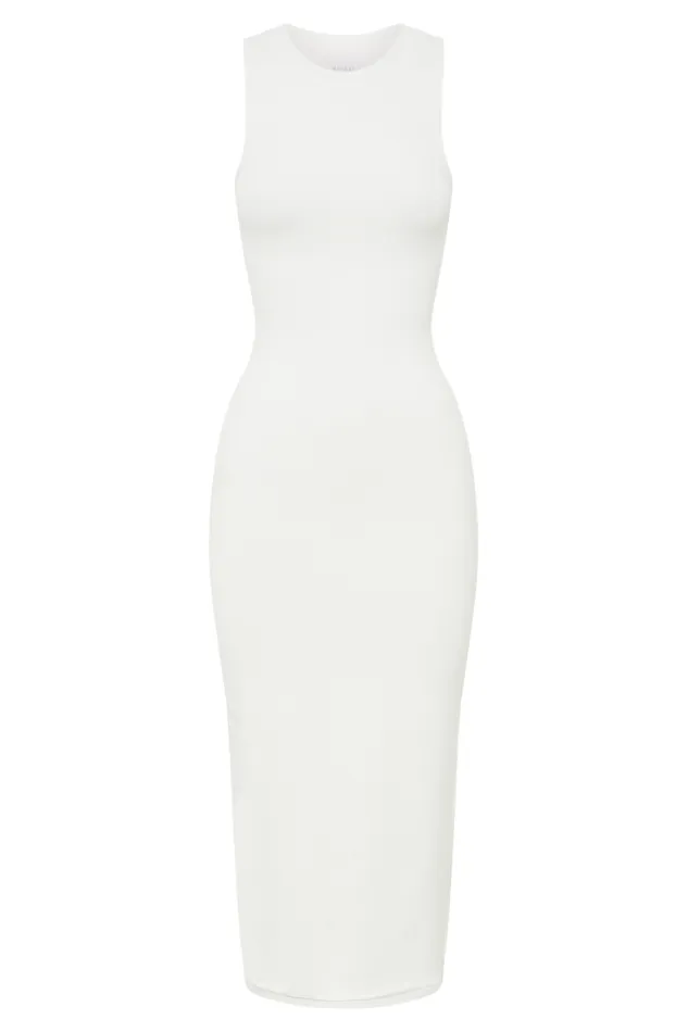 Women Meshki Dresses Jill Sleeveless Tank Midi Dress 8211 White