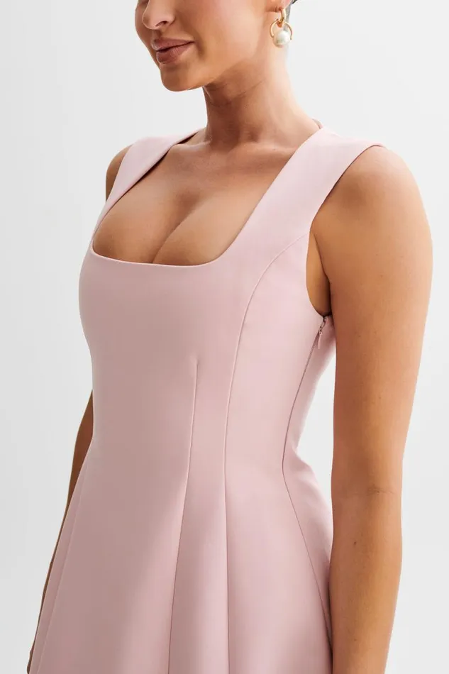 Women Meshki Dresses Lysandre Crepe Mini Dress 8211 Baby Pink