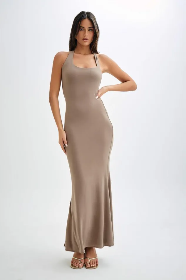 Women Meshki Dresses Marianne Asymmetrical Slinky Maxi Dress 8211 Coco
