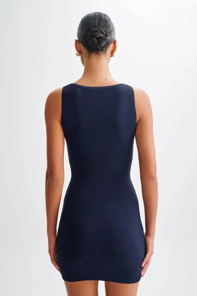 Women Meshki Dresses Sawyer Knit Mini Dress 8211 Navy