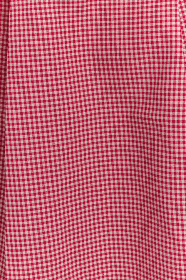 Women Meshki Tops Juana Halter Midi Dress 8211 Red Gingham