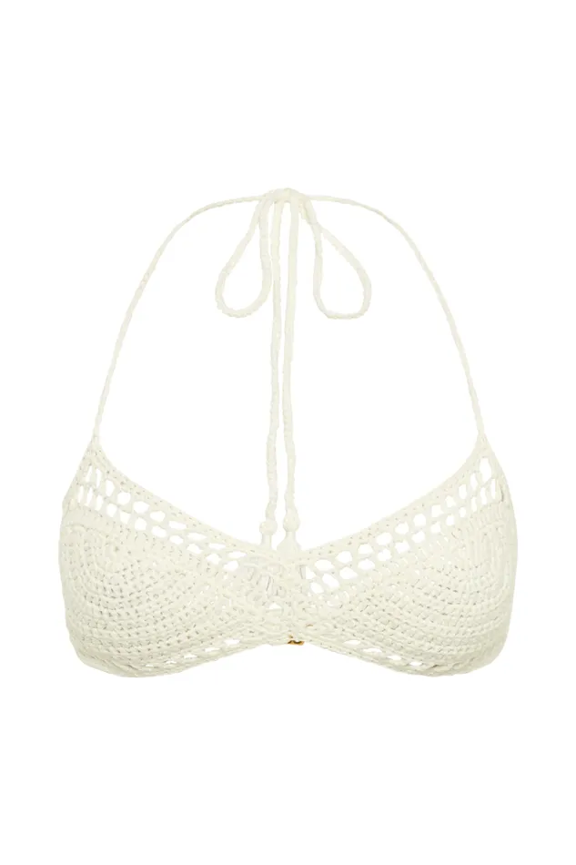 Women Meshki Tops Paris Crochet Bralette 8211 Ivory