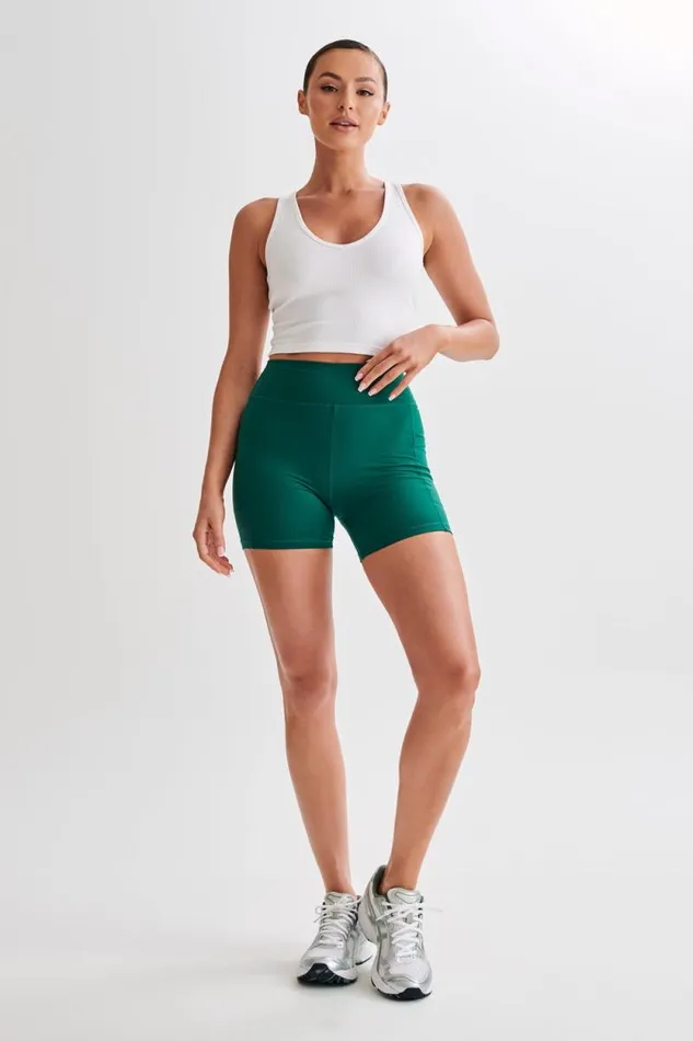 Women Meshki Tops Rory Ribbed Yoga Top 8211 White