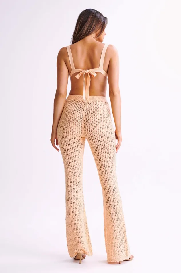 Women Meshki Tops Rosana Crochet Bralette 8211 Apricot