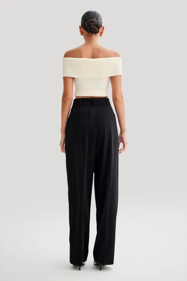 Women Meshki Tops Susanna Off Shoulder Knit Top 8211 Ivory