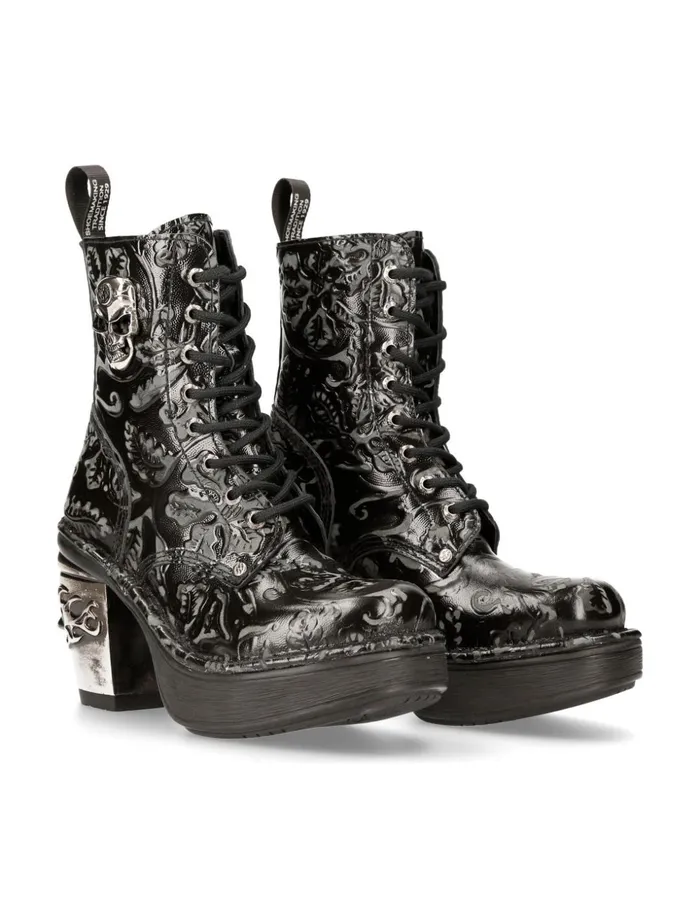 Women Metallic M8358S1 New Rock Boots