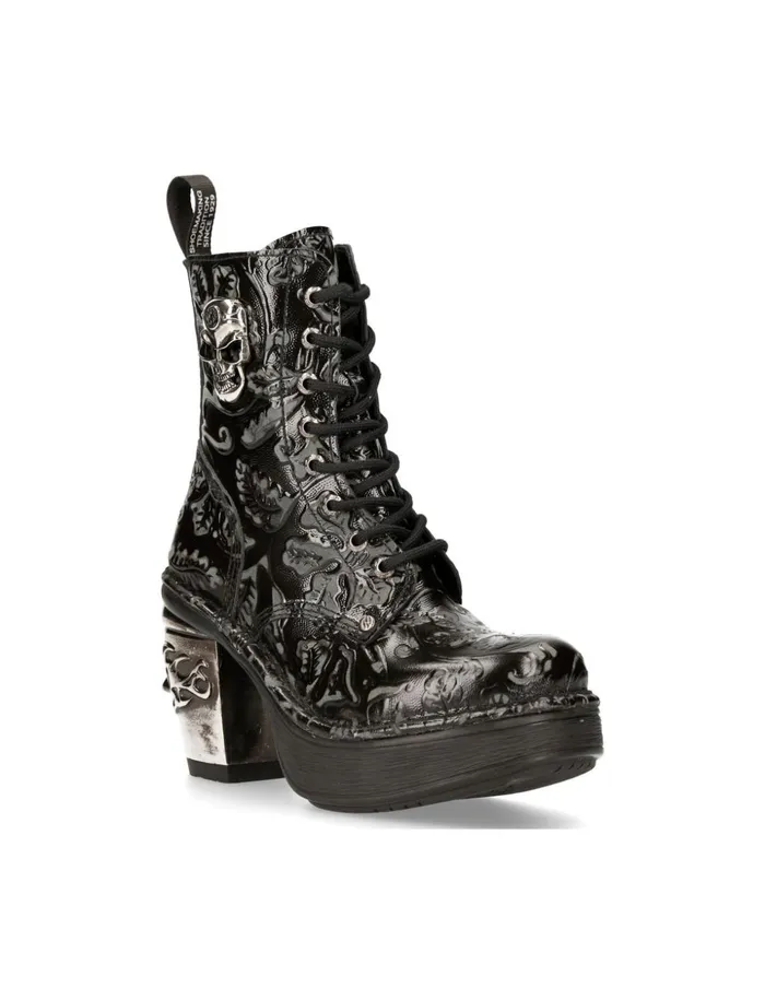 Women Metallic M8358S1 New Rock Boots