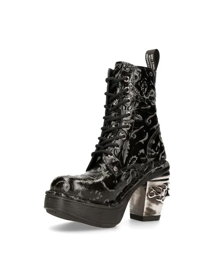 Women Metallic M8358S1 New Rock Boots