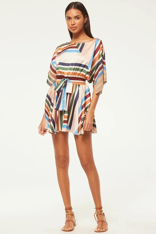 Women MISA Los Angeles Dresses ELIA DRESS San Miguel Stripe Mix