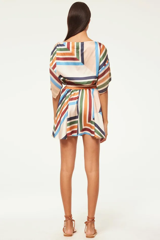 Women MISA Los Angeles Dresses ELIA DRESS San Miguel Stripe Mix
