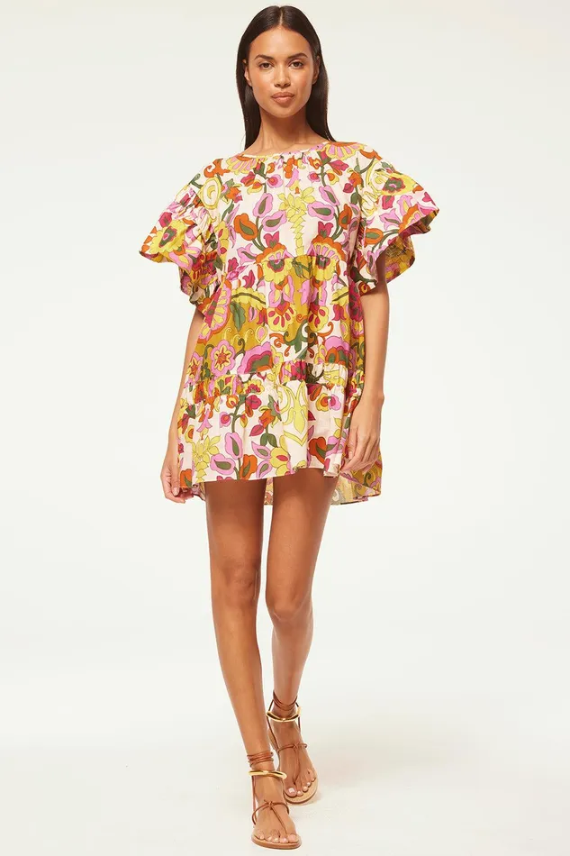 Women MISA Los Angeles Dresses MABEL DRESS Floral Corsica Multi