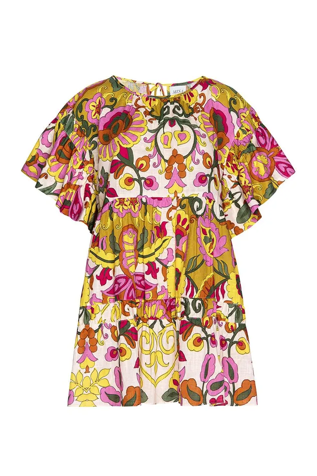 Women MISA Los Angeles Dresses MABEL DRESS Floral Corsica Multi