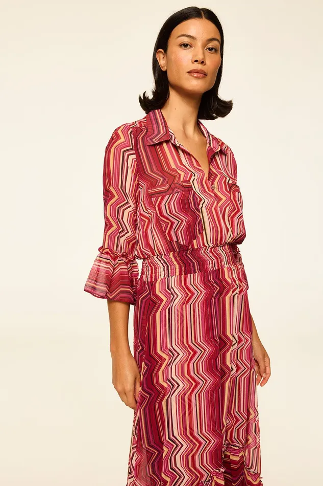 Women MISA Los Angeles Dresses OFELIA DRESS La Banda Crimson