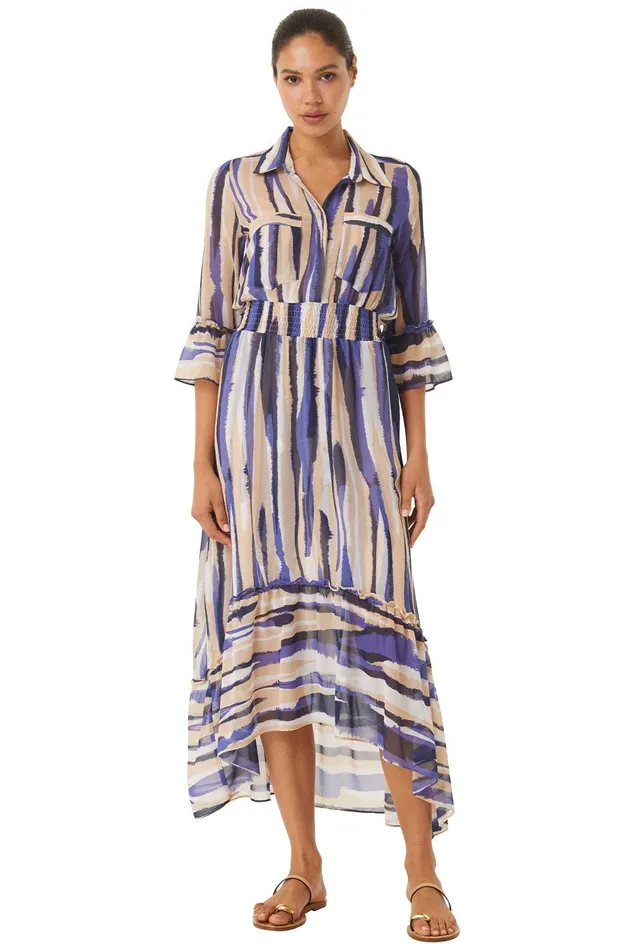 Women MISA Los Angeles Dresses OFELIA DRESS Striped Instinct
