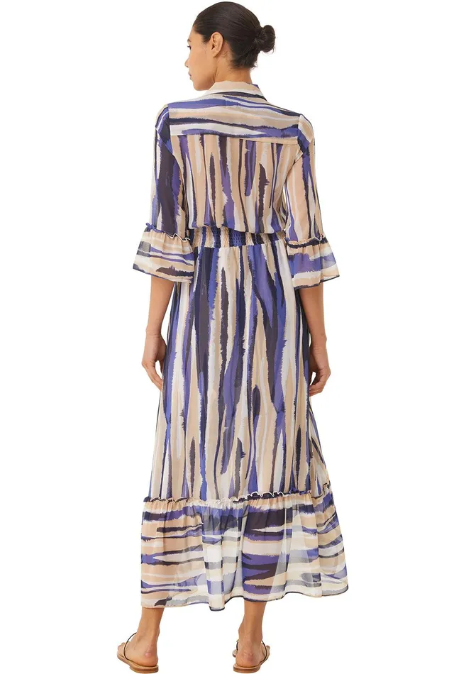 Women MISA Los Angeles Dresses OFELIA DRESS Striped Instinct