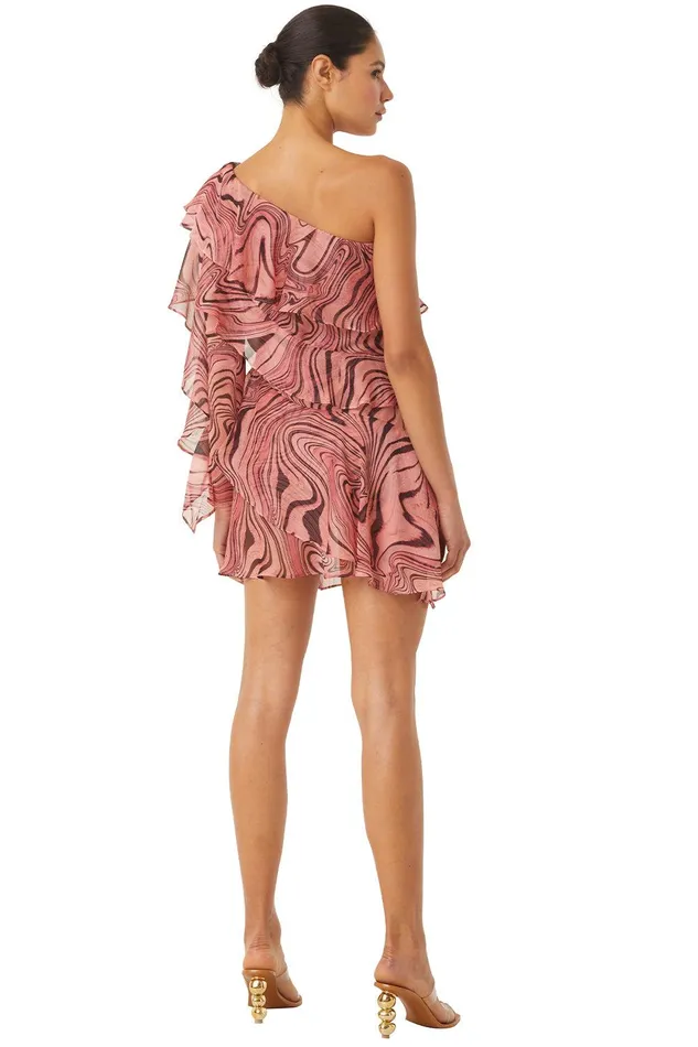 Women MISA Los Angeles Exclusives SELENA DRESS Feeling Groovy