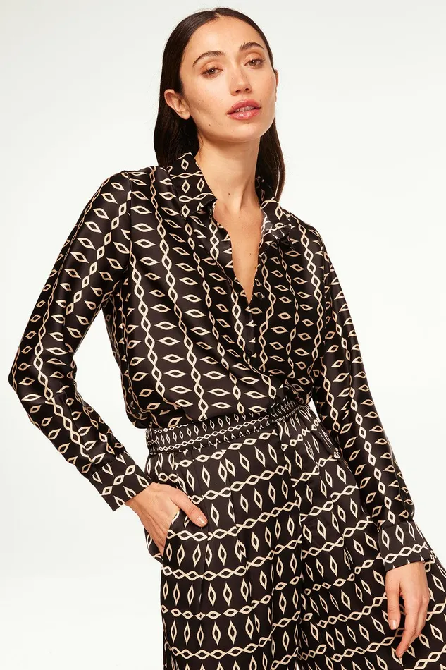 Women MISA Los Angeles Matching Sets CELINE TOP Go West Geo Mix