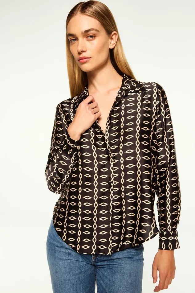 Women MISA Los Angeles Matching Sets CELINE TOP Go West Geo Mix