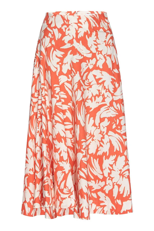 Women MISA Los Angeles Matching Sets EMMA SKIRT Patmos Tangerine