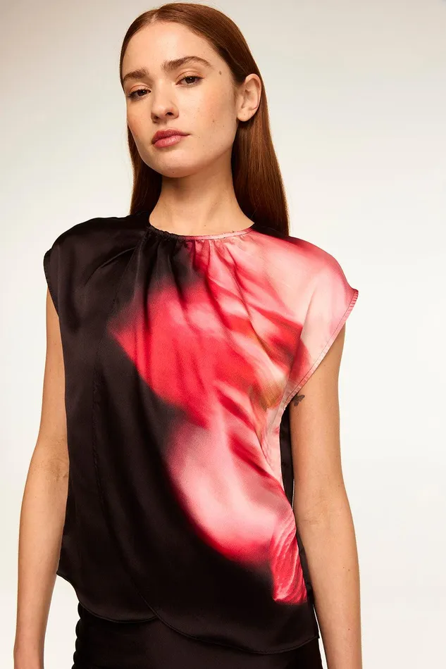 Women MISA Los Angeles Matching Sets JESSIE TOP Midnight Orchid