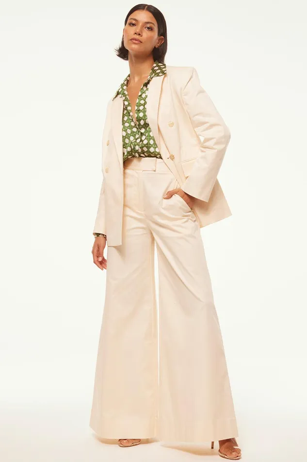 Women MISA Los Angeles Matching Sets NICO PANT Parchment