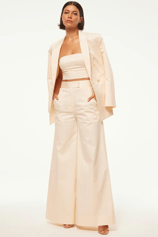 Women MISA Los Angeles Matching Sets NICO PANT Parchment
