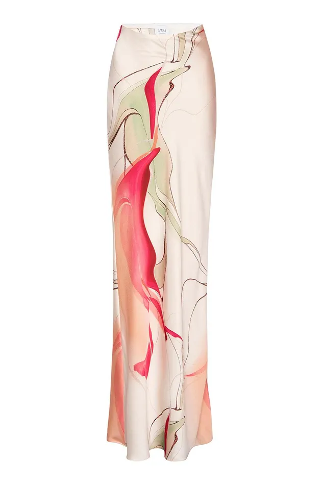 Women MISA Los Angeles Matching Sets SIERRA SKIRT Divine Marble