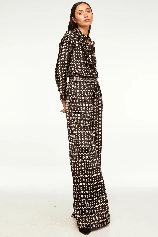 Women MISA Los Angeles Pants LEMOR PANT Go West Geo Mix