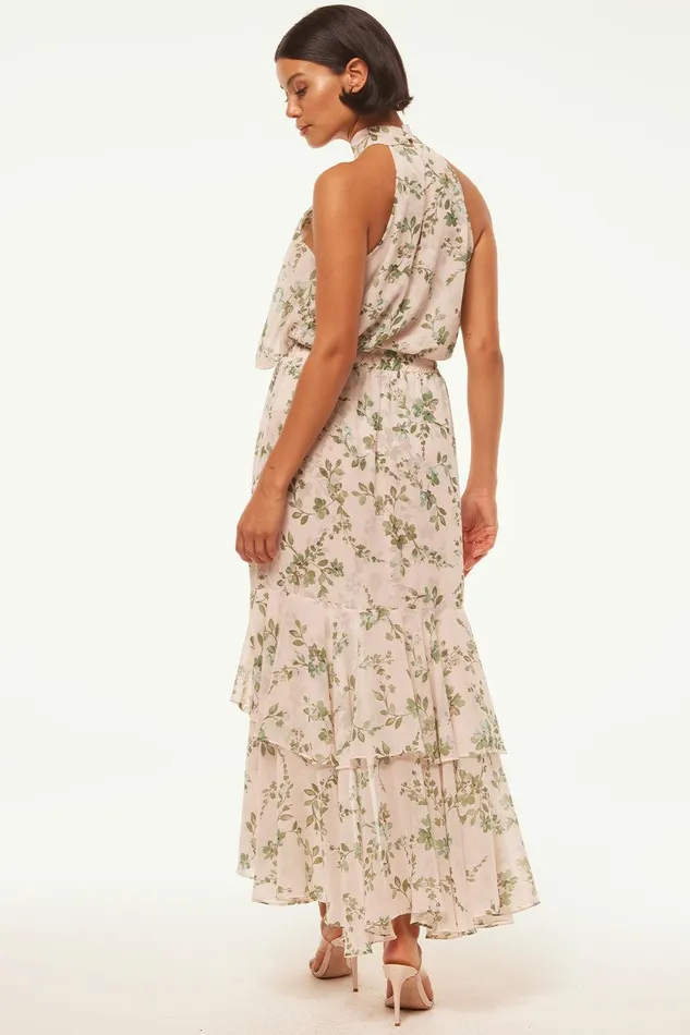 Women MISA Los Angeles Skirts and Shorts SEVA SKIRT White Sage Botanica