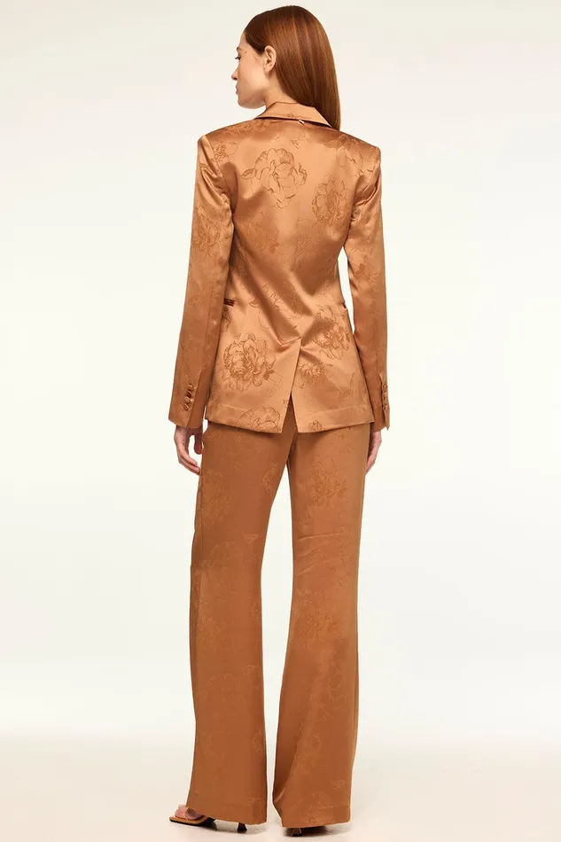 Women MISA Los Angeles Tops LAUREN BLAZER Black Jacquard