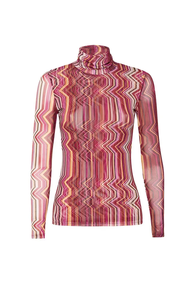 Women MISA Los Angeles Tops NADJA TOP La Banda Crimson Mesh