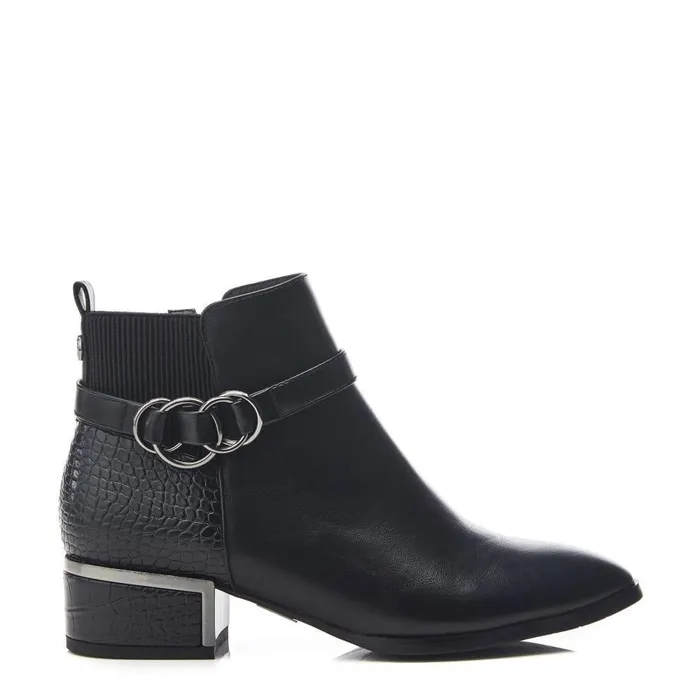 Women Moda In Pelle Black Boots Paras Black Porvair