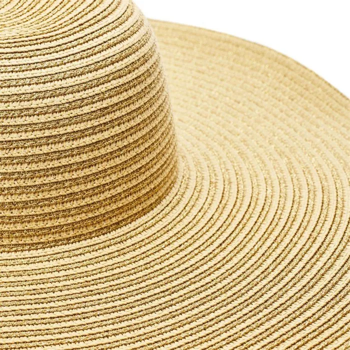 Women Moda In Pelle Hats Verona Hat Natural 8211 Gold Textile Women Moda In Pelle Hats Verona Hat Natural 8211 Gold Textile