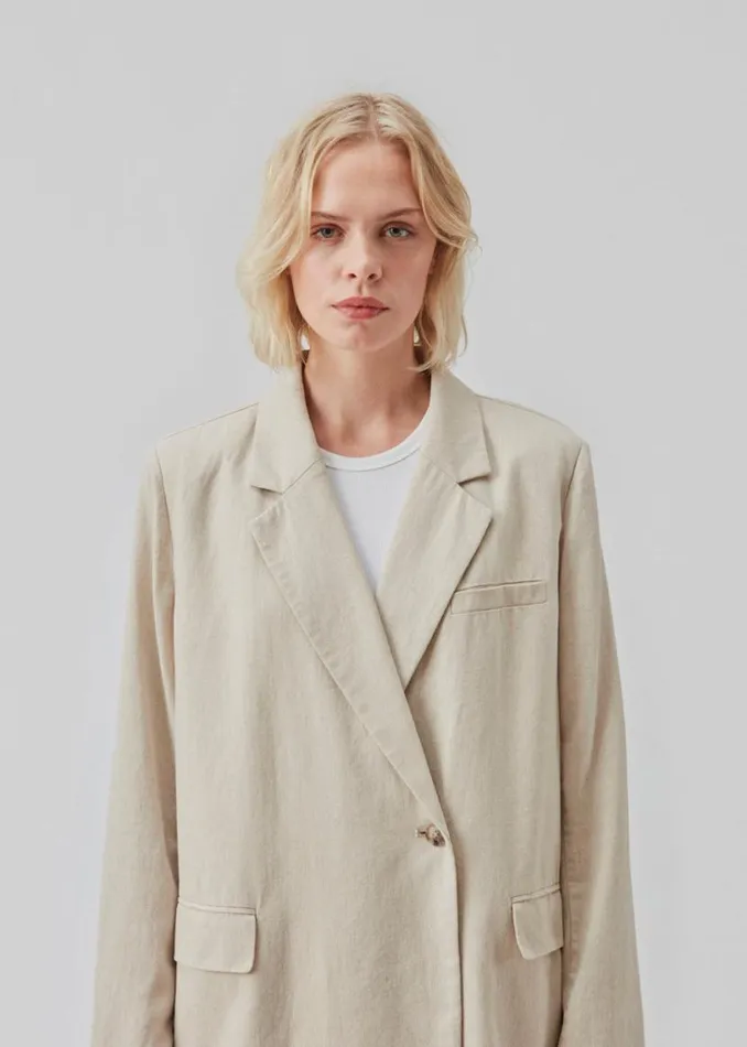 Women Modstrm Blazer ParkMD Blazer Cream Milk Women Modstrm Blazer ParkMD Blazer Cream Milk