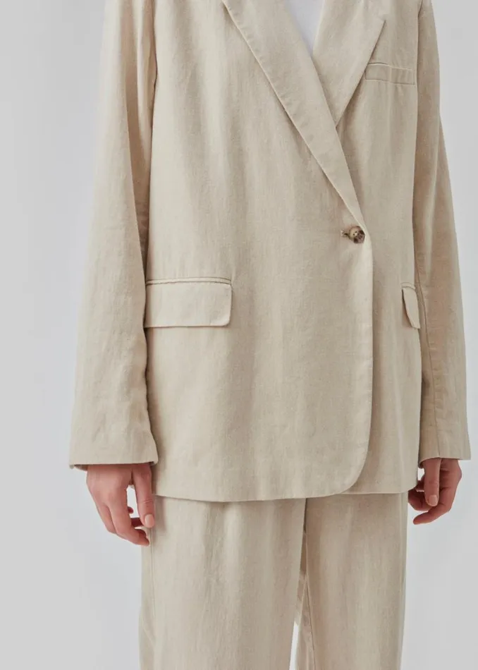Women Modstrm Blazer ParkMD Blazer Cream Milk Women Modstrm Blazer ParkMD Blazer Cream Milk