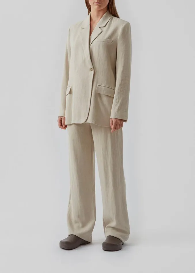Women Modstrm Blazer ParkMD Blazer Cream Milk Women Modstrm Blazer ParkMD Blazer Cream Milk