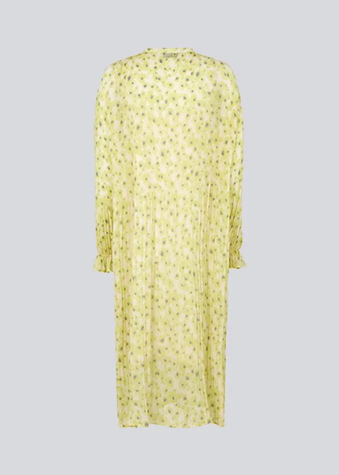 Women Modstrm Dresses CruzMD Print Dress Aqua Yellow Flower Women Modstrm Dresses CruzMD Print Dress Aqua Yellow Flower