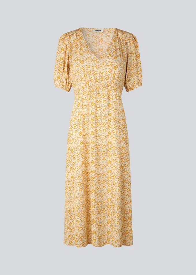 Women Modstrm Dresses RavenMD Long Print Dress Bobble Bloom Peach Women Modstrm Dresses RavenMD Long Print Dress Bobble Bloom Peach