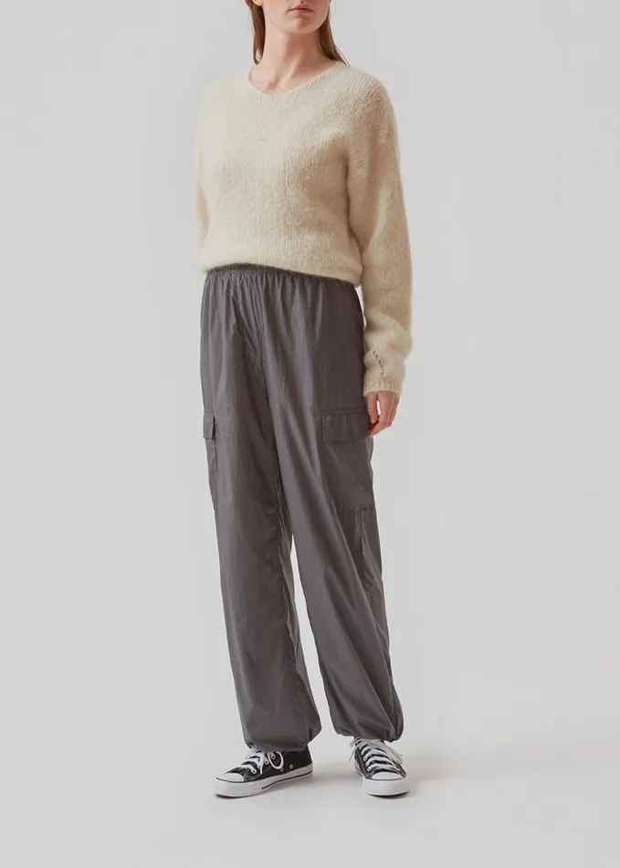 Women Modstrm Pants and Leggings AmayaMD Pants Rainy Grey