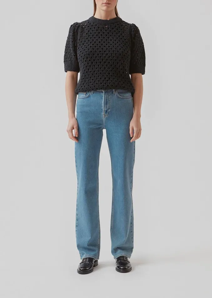 Women Modstrm Pants and Leggings RubieMD Jeans Mid Blue