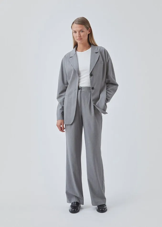 Women Modstrm Suits BennyMD Pants Grey Melange Women Modstrm Suits BennyMD Pants Grey Melange