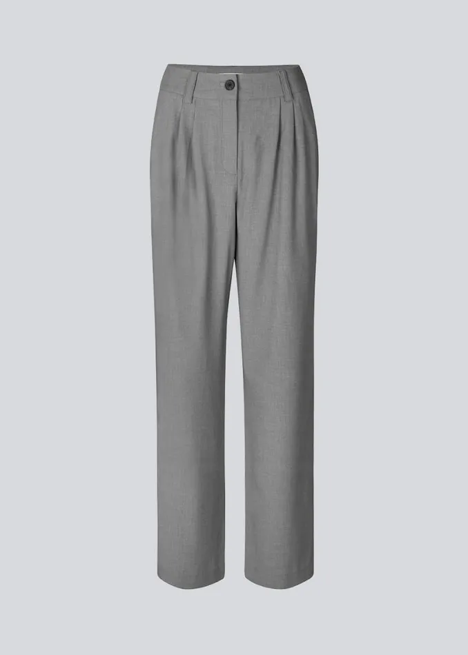 Women Modstrm Suits BennyMD Pants Grey Melange Women Modstrm Suits BennyMD Pants Grey Melange