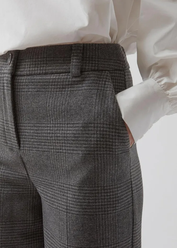 Women Modstrm Suits Gale Check Pants Cox Grey Check Women Modstrm Suits Gale Check Pants Cox Grey Check
