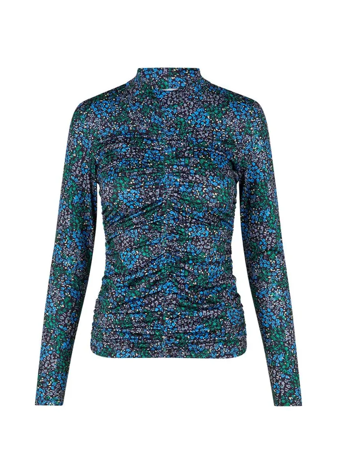 Women Modstrm Tops TilloMD Print Tneck Malibu Poetry Flower