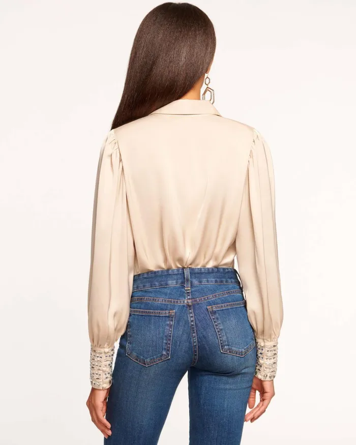 Women Monroe Button Down Top Black Ramy Brook Tops Women Monroe Button Down Top Black Ramy Brook Tops