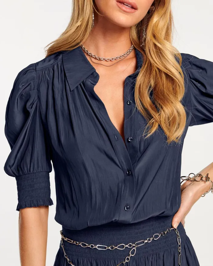 Women Nicole Shirt Mini Dress Navy Ramy Brook Dresses Women Nicole Shirt Mini Dress Navy Ramy Brook Dresses
