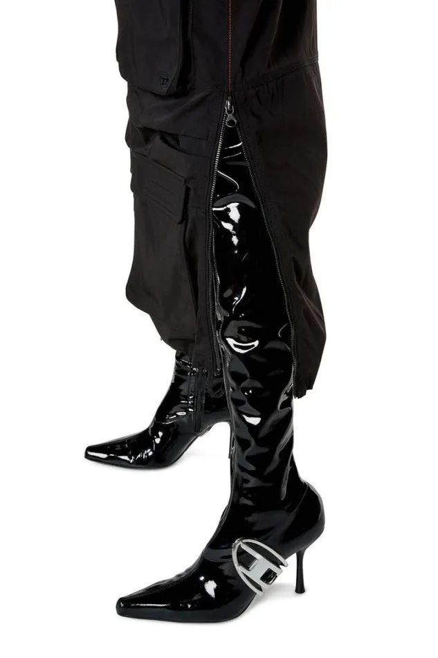 Women OMirt Black Diesel Skirts Women OMirt Black Diesel Skirts